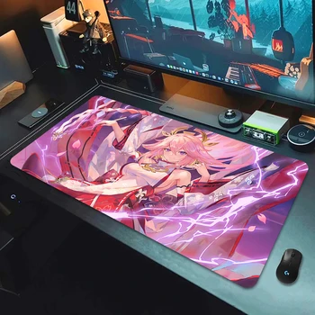 노트북 마우스 패드 원신 임팩트 마우스 패드, 애니메이션 소녀 야에 미코 게이밍 데스크 매트, PC 게이머 키보드 마우스 매트, 데스크 매트 러그 XXL Best5 노트북 마우스 패드 원신 임팩트 마우스 패드, 애니메이션 소녀 야에 미코 게이밍 데스크 매트, PC 게이머 키보드 마우스 매트, 데스크 매트 러그 XXL Best5