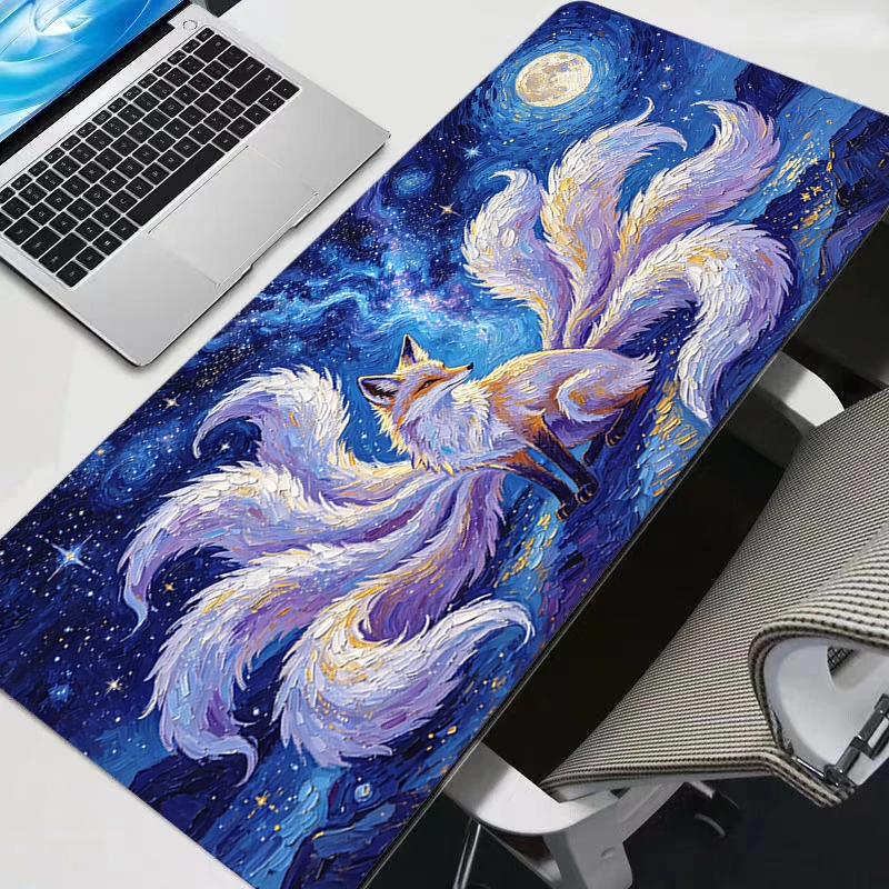Mouse Pad Abstract Oil Painting Large Gamer XXL Keyboard Desk Mouse Mat Carpet Rubber Tapis Souris Gaming Notbook Mousepad