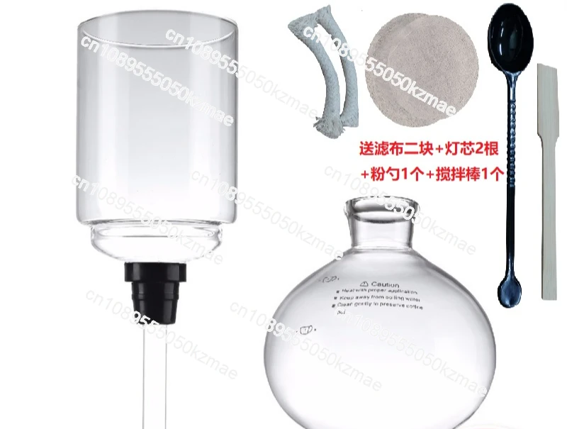 Siphon pot accessories Lower pots for 3 5 people Upper , lower cup of siphon ， Upper cup Alcohol /Coffee pots