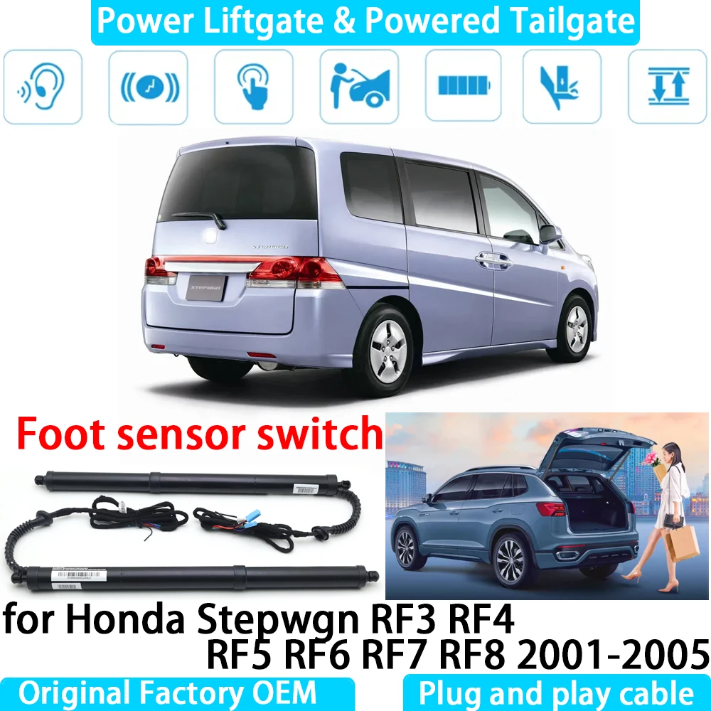 for Honda Stepwgn RF3 RF4 RF5 RF6 RF7 RF8 2001-2005 Automatic Electric Power Liftgate Powered Tailgate Strut Tail Gate