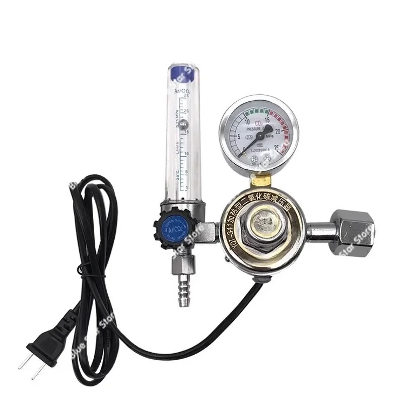 CO2 meter Heating meter CO2 pressure reducer AC36V Gas shielded welding heater Flow meter AC220V