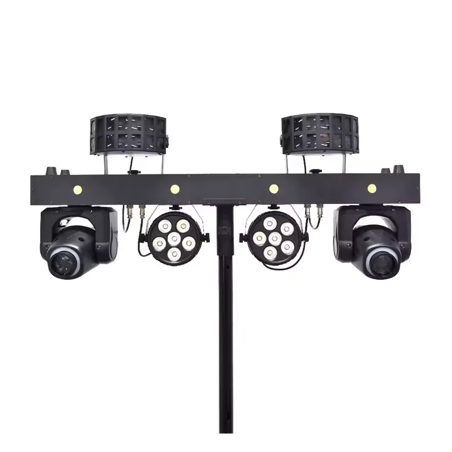 

2 Unidades Barra PAR LED 6x5W RGBW – 4 en 1, DMX512 para DJ y Parques Temáticos