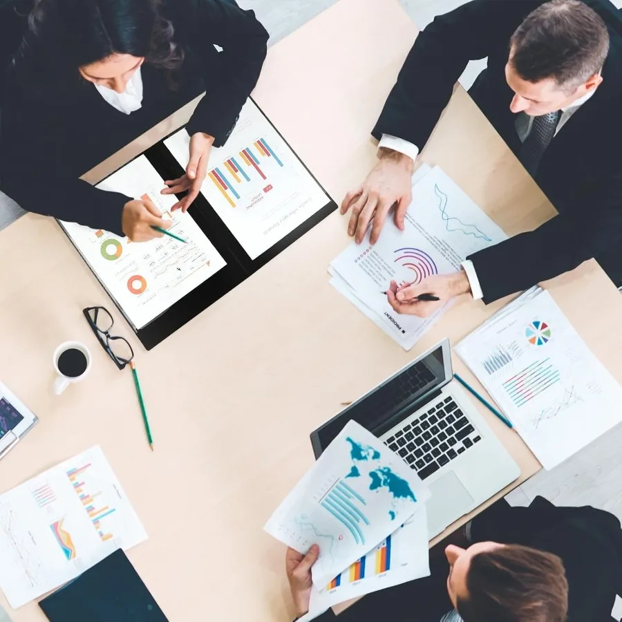 SKYDUE Accordeon Bestandsorganizer 5-pocket Uitbreidende bestandsmappen met zakken Documentorganizer Draagbare papieren organizer voor Sc