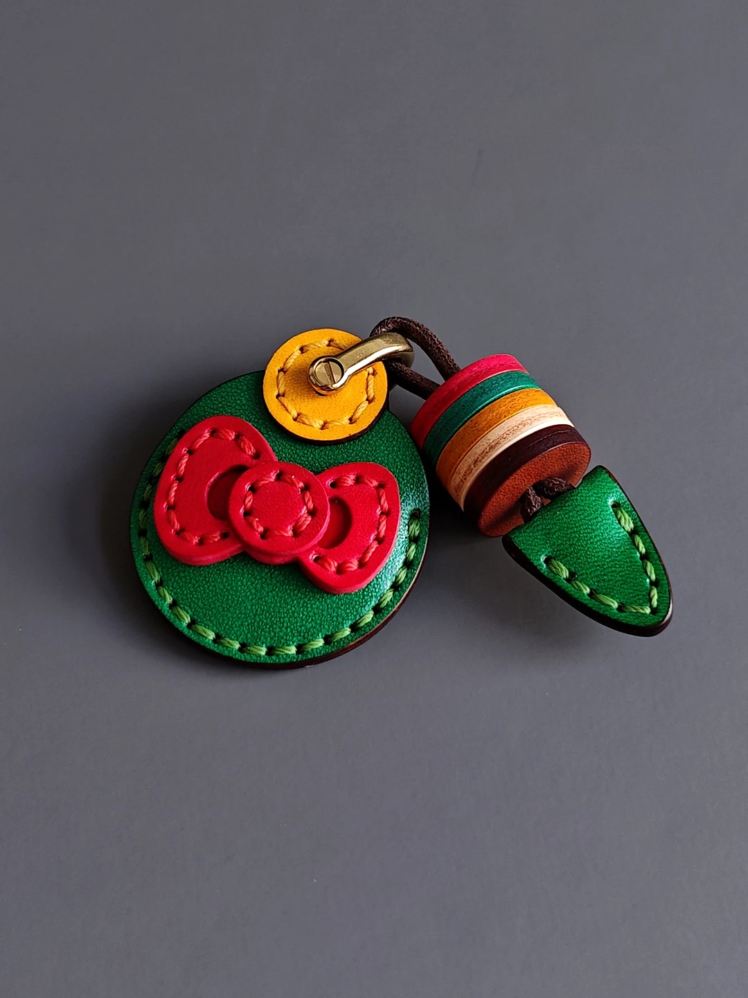 portachiavi-in-pelle-fatto-a-mano-ascensore-n-tag-copertura-protettiva-waterdrop-ape-alto-valore-estetico-rotondo-di-piccole-dimensioni