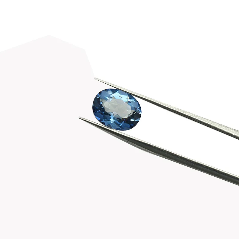 Natural Iolite Oval Loose Gemstone Cabochon Color Gemstone For Ring Pendant DIY Jewelry Inlay Matching Stone