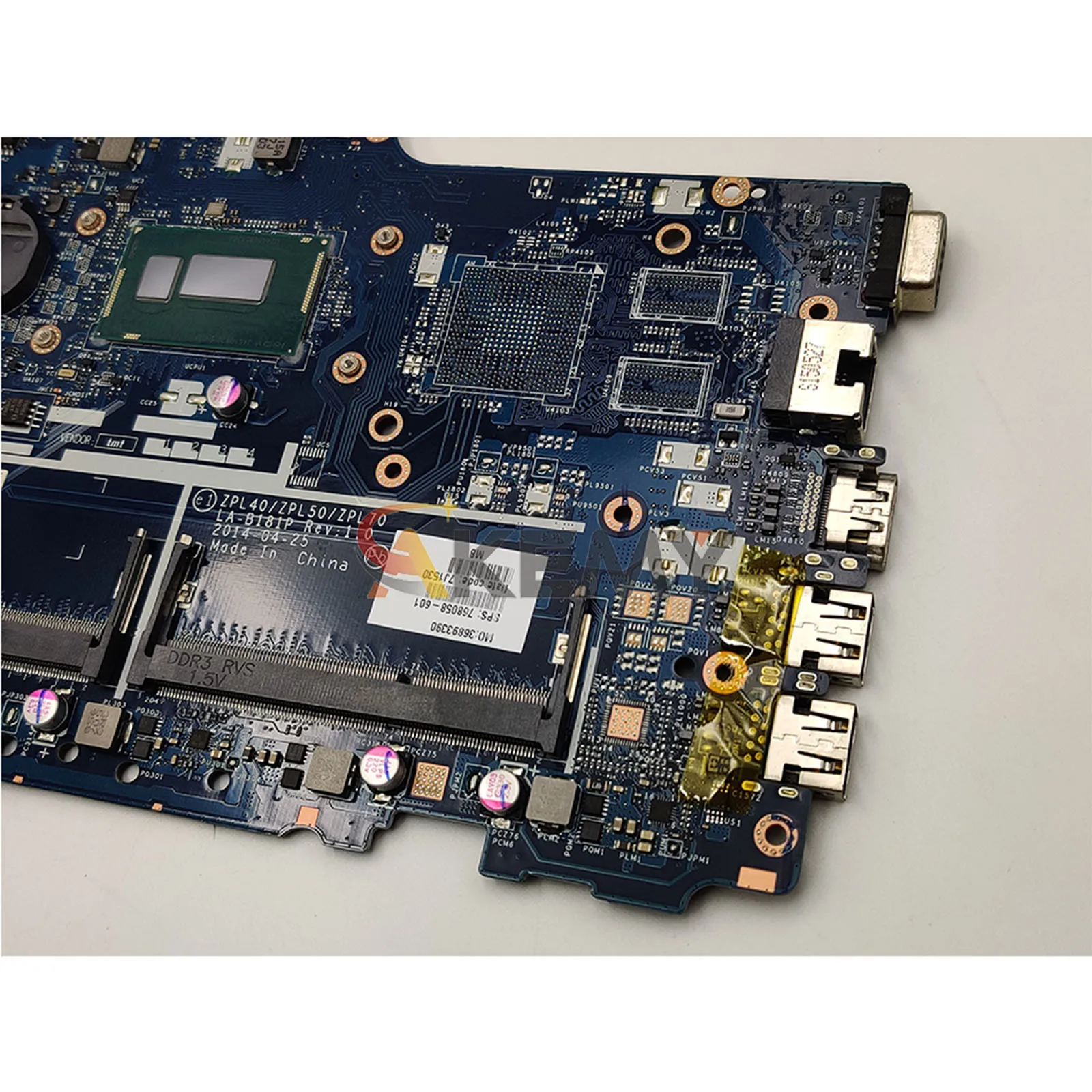 LA-B181P เมนบอร์ดแล็ปท็อปสำหรับ HP ProBook 440 450 G2 พร้อมซีพียู i3 i5 i7 รุ่นที่ 4 และ 5 799548-001 799962-001 ผ่านการทดสอบ 100%