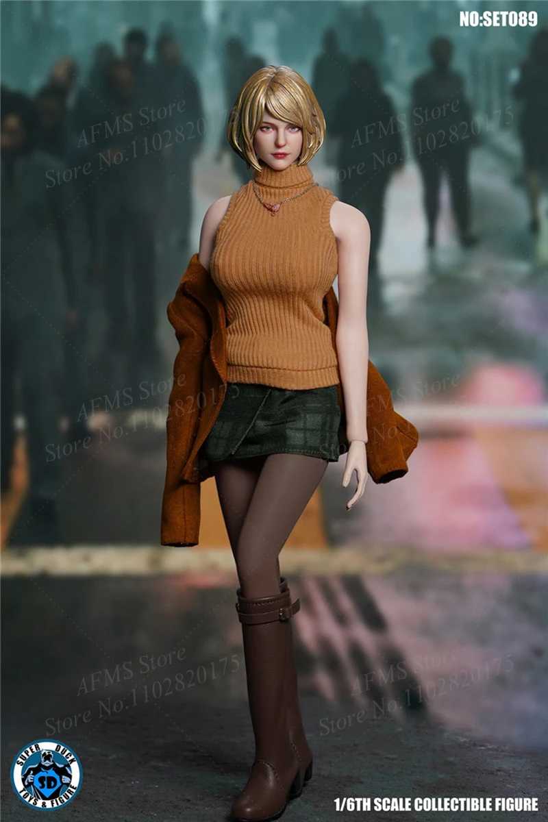 SUPollDUCK-Ensemble de vêtements pour femme, soldat Ashley Graham Head, figurine articulée, 4 poupées, 12 pouces, SET089, 1/6