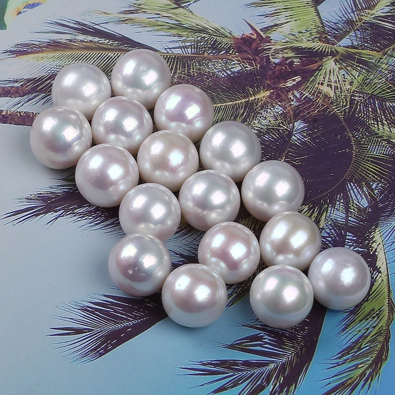 

Natural 10-11mm white edison pearls loose freshwater pearl beads