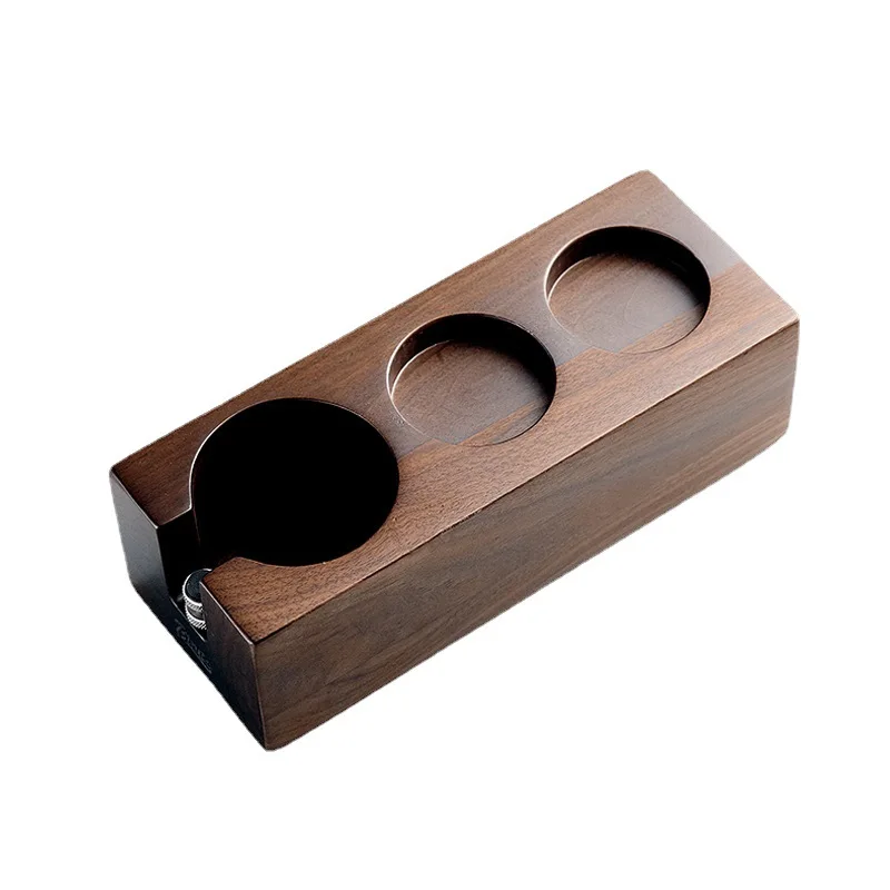 

Coffee press seat walnut filling seat cloth powder artifact powder press