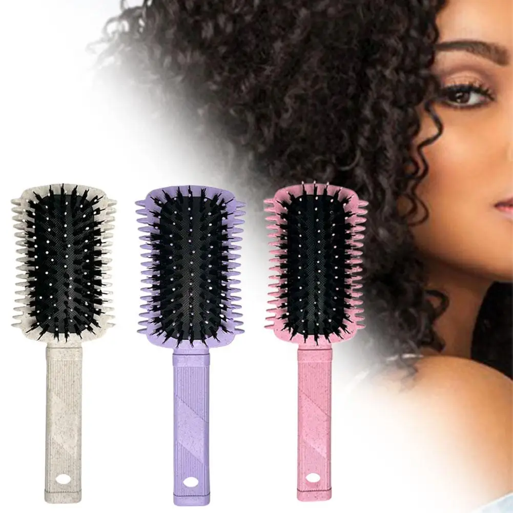 Curly Define Hair Brush Tiny‑Waist Design Anti‑Frizz Styling Comb Bouncy Curl Shaping Hairbrush for Natural Curly Hair Tool