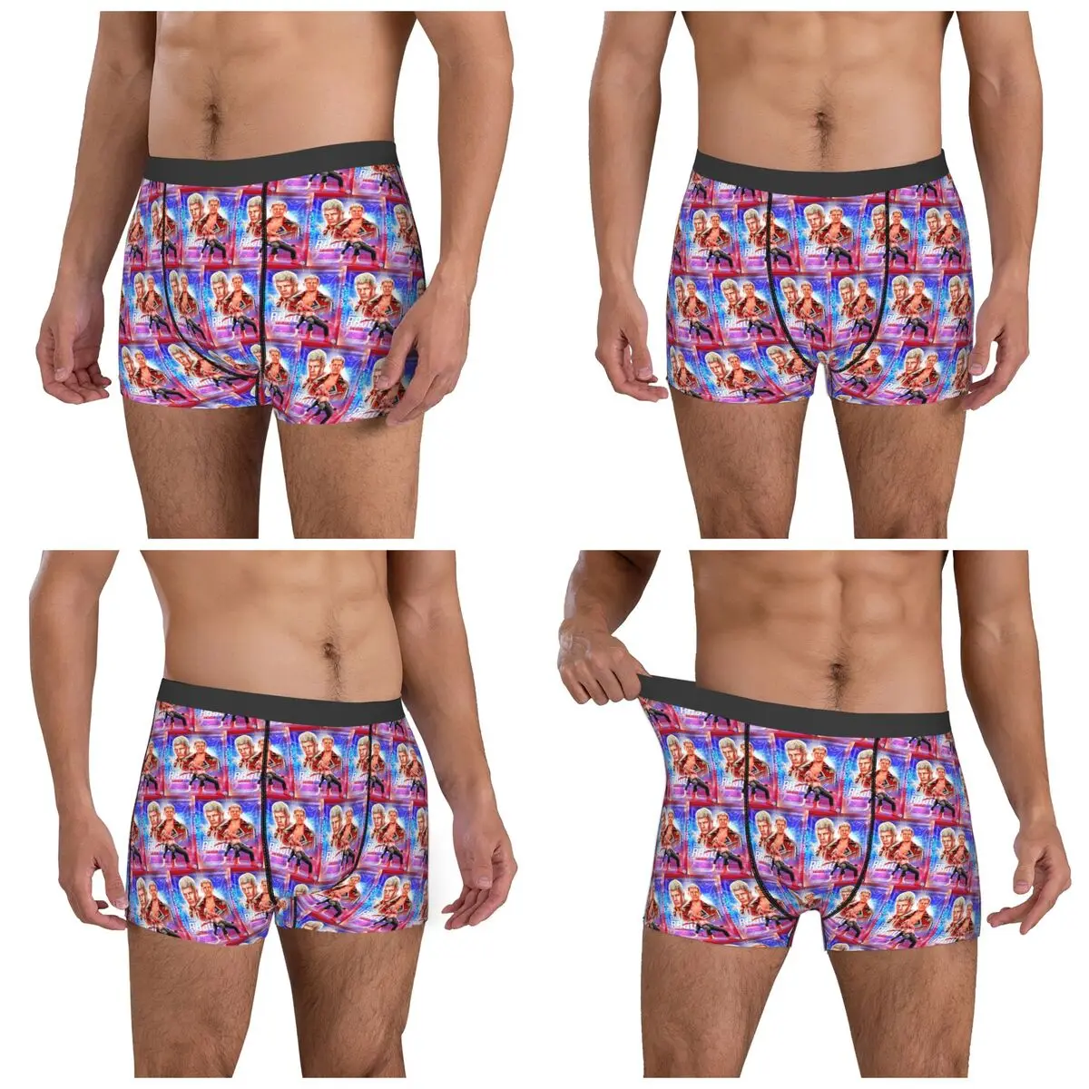 Boxer caleçon short dans l'anneau Cody Rhodes américain cauchemar culotte Homme ventiler sous-vêtements pour Homme Homme petit ami cadeau