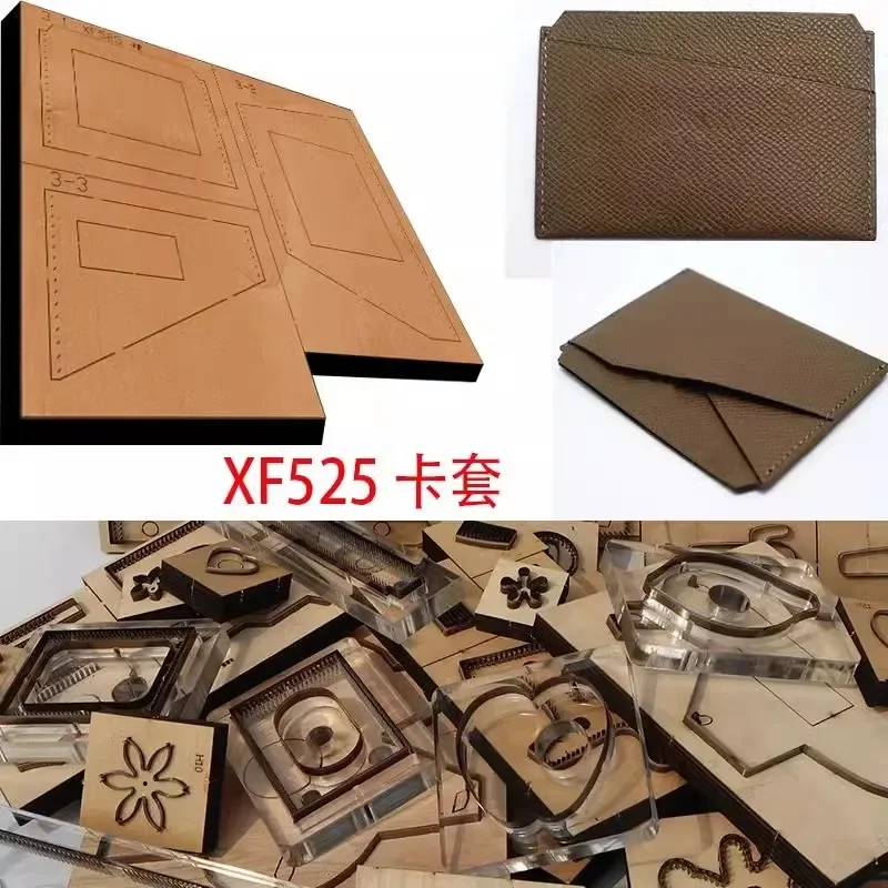 Steel Rule Die Cut For Slim Wallet Mini Leather Credit Card Holder DIY Gift Women Men Cardholder