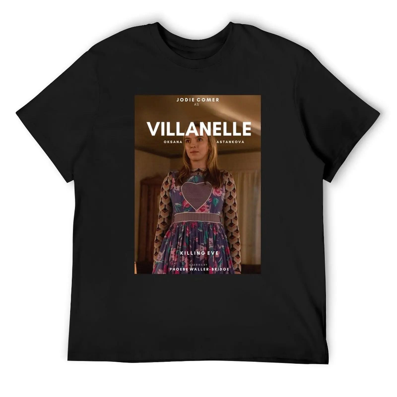 

Villanelle design 3 T-Shirt baggy shirts cute tops plus sizes anime clothes plain black t shirts men