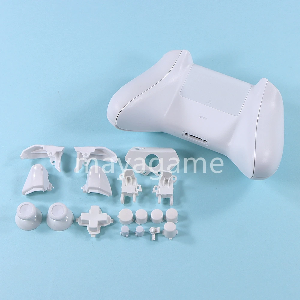 1 مجموعة جديدة ABS مصقول الإسكان الكامل شل حالة زر كيت ل xboxONE Xbox واحد وحدة تحكم لاسلكية إصلاح أجزاء