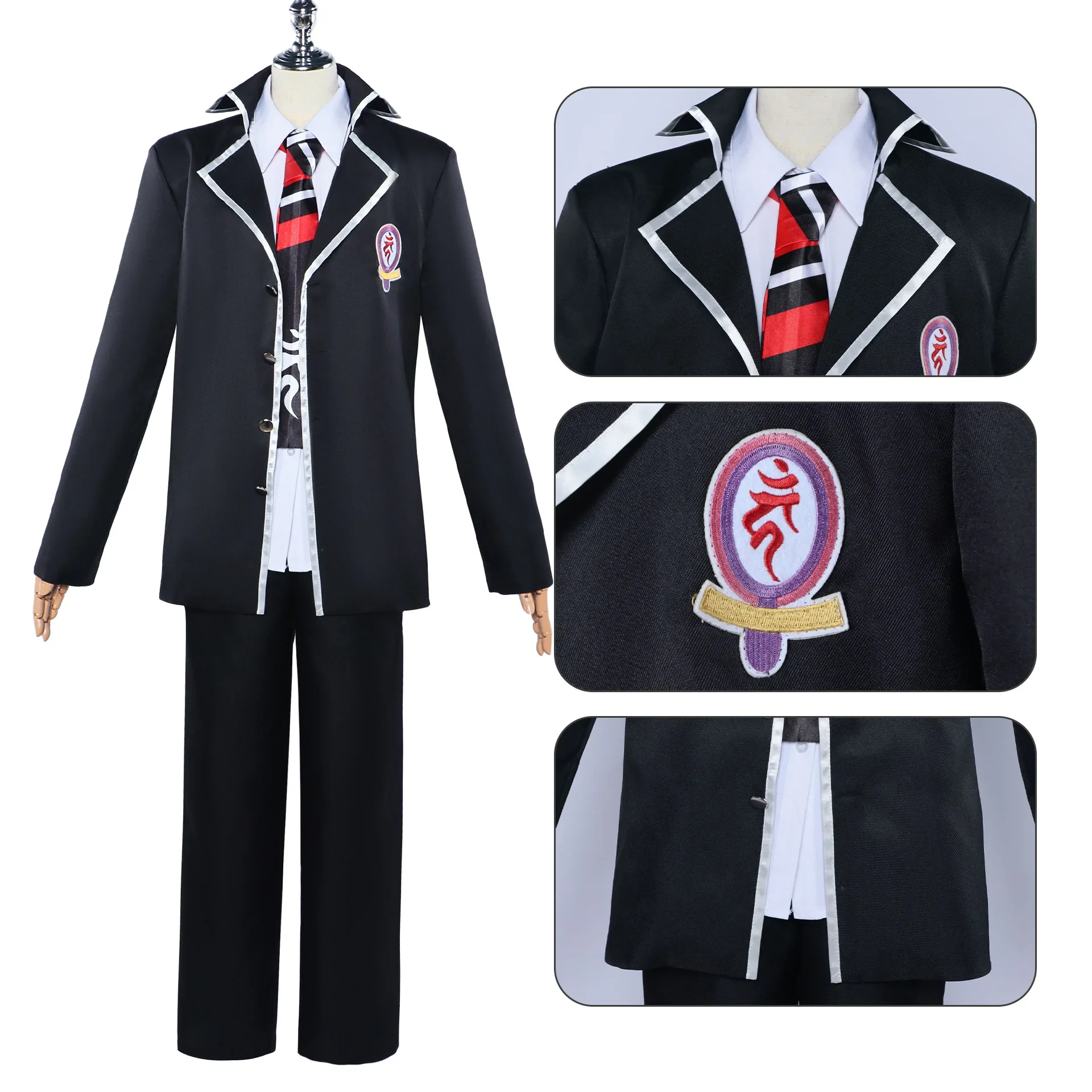 【Wetrose】In Stock Rin Okumura Cosplay Costume Dk School Uniform Suit Ao no Exorcist Full Set Wig Halloween Xmas