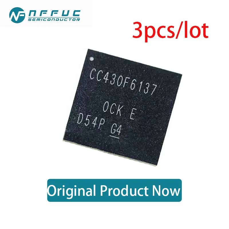 3PCS/LOT TI CC430F6137IRGCR   VQFN-64(9x9)  Wireless Transceiver Chip Original Genuine Brand New In Stock