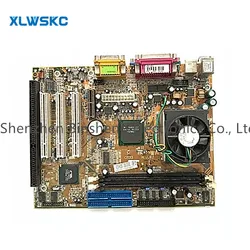 Original 8601T GA-6VEML GA-6VEM ISA Motherboard With 3PCI VGA LPT 1 ISA Slot CPU Industrial Board