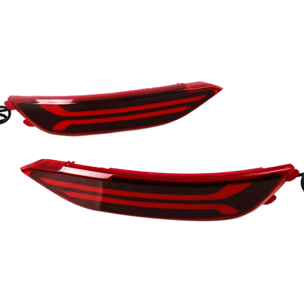 2Pcs for Hyundai New Tucson LED Rear Warning Brake Bumper Lights