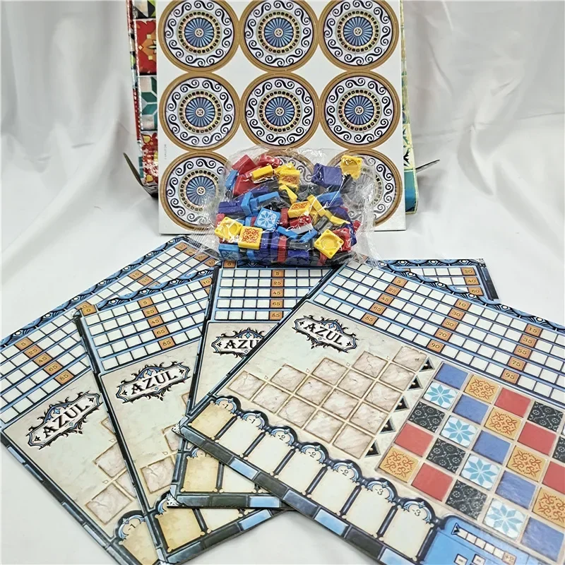 Amazon Bestseller AZUL English Version Table Game Brick Architecture Chess Board Desktop Game Cross-Border Hot Selling