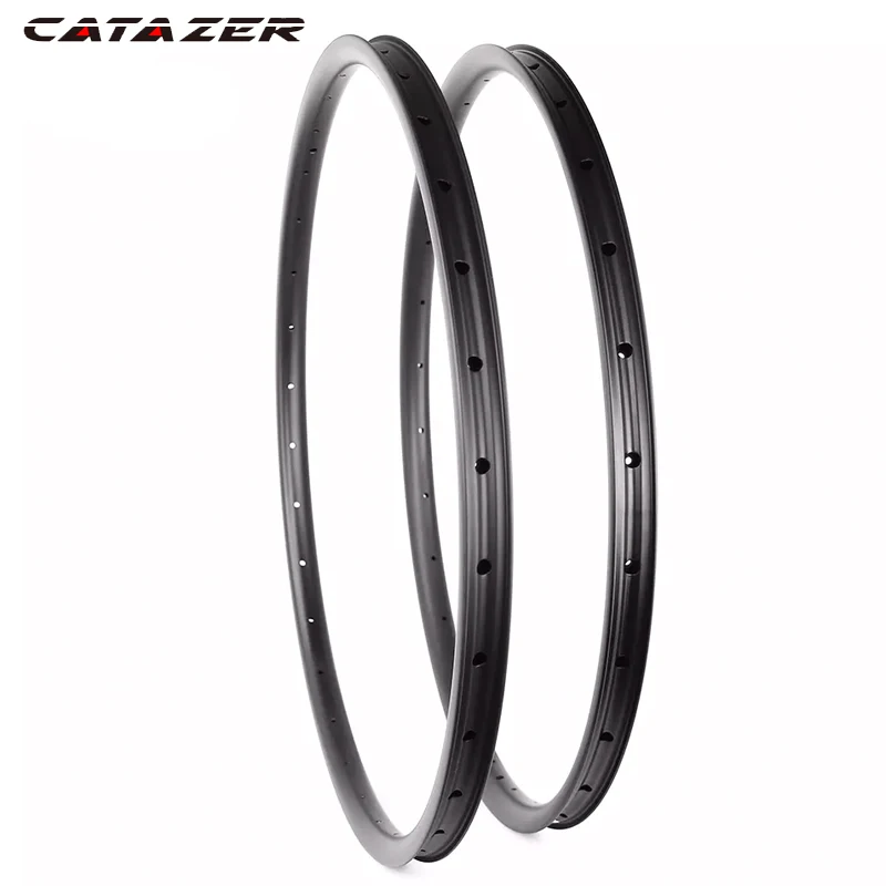 MTB Carbon Wheels 27.5er 29er MTB XC 27x23mm 30x24mm 35x25mm 39x27mm Asymmetric Mountain Bike Tubeless Carbon Rim XC AM DH