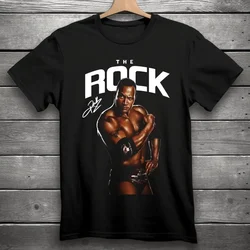 The Rock Wrestling T-Shirt Black  WWE