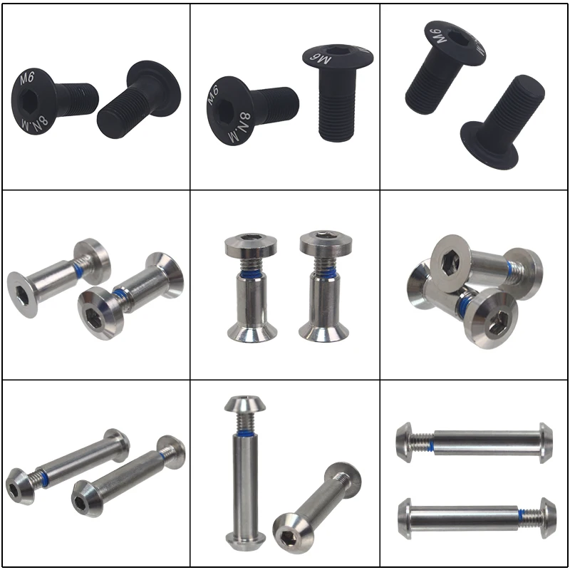 HEPPE Electric Bike Frame Bolts E-bike Screws MTB Ebike Bicycle Bolt Cycling Mountain Bike Frame Screws E-Bike Parts