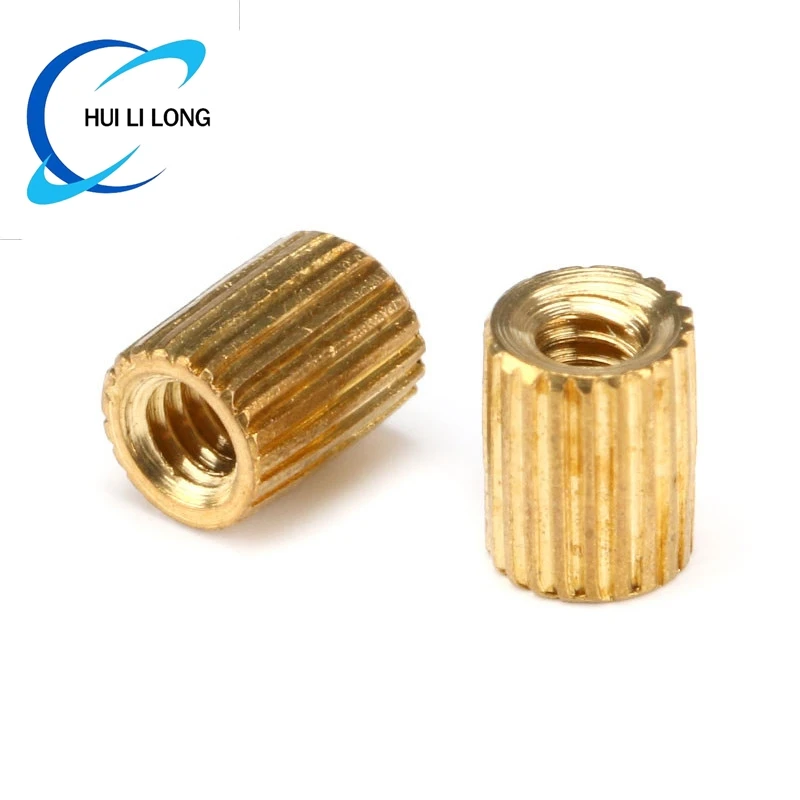 50pcs M2X4/5/6/8/9/10/11/12 mm Brass Round Standoff Spacer  Female M2 Brass Threaded Spacer Double Pass M2*4/5/6/8/9/10/11/12 mm