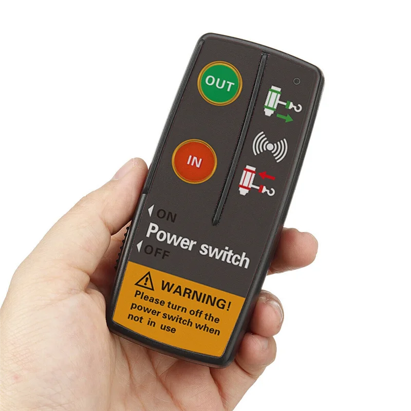 Universal Winch Remote Control Switch Kit Wireless For ATV Truck Receiver Module Transmitter Handset Controller