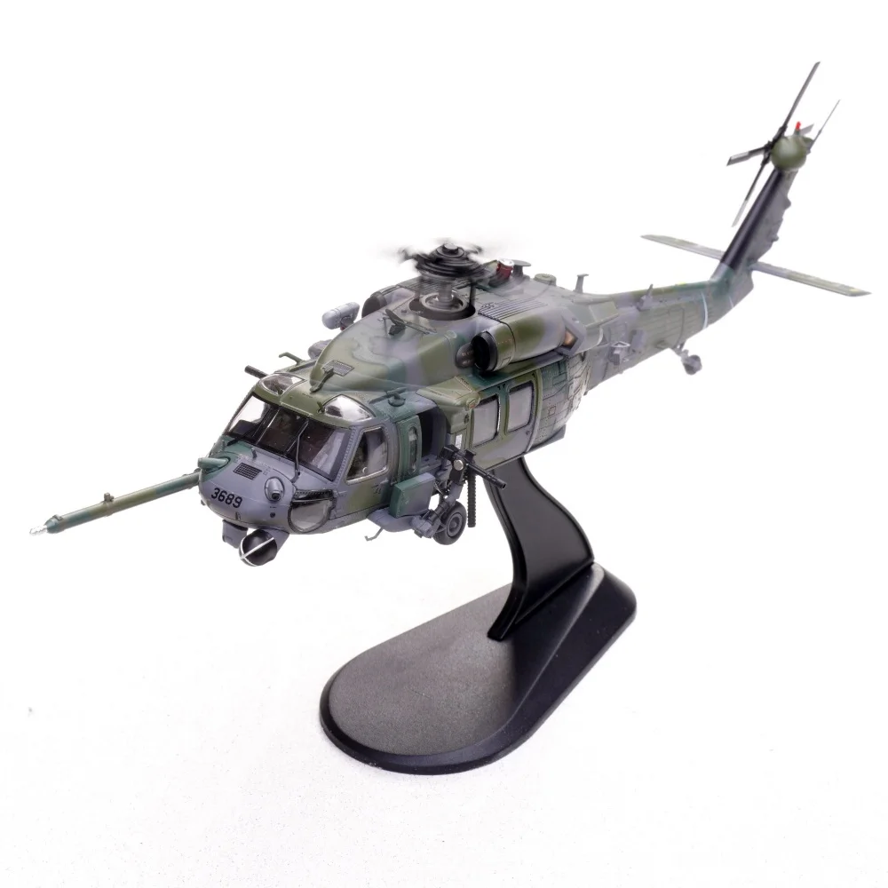 1/72 Scale US HH-60G Helicopter Model Roadhawk 58th Squadron Diecast Airplanes Alloy Aircraft Model For Military Fans Souvenir