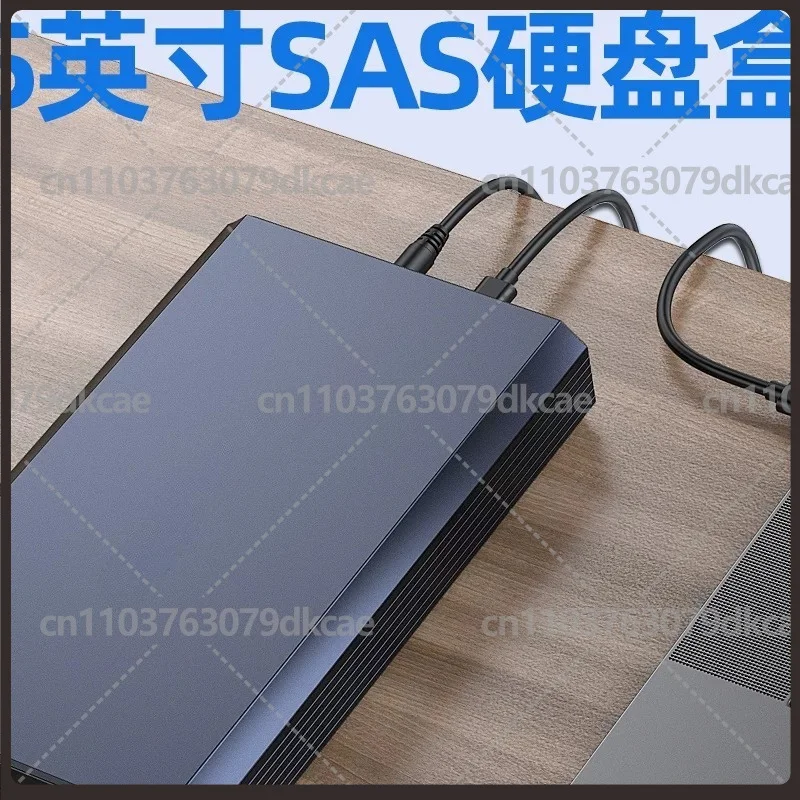 For Liancun 2.5"/3.5" SAS SATA Hard Drive Enclosure, USB-C External Case for HDD SSD