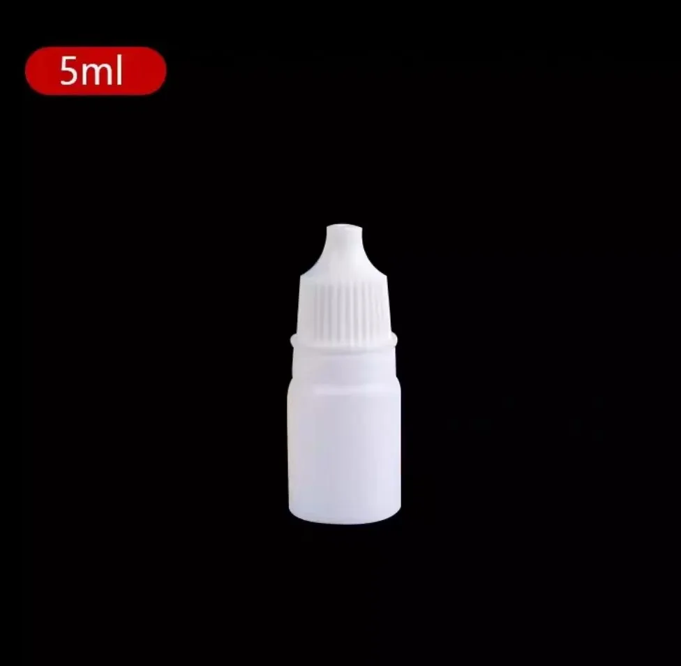 5ml plastic dropping bottle with Pilfer Proof Cap Medical ophthalmic essential oil bottle eye drops bottle dropper