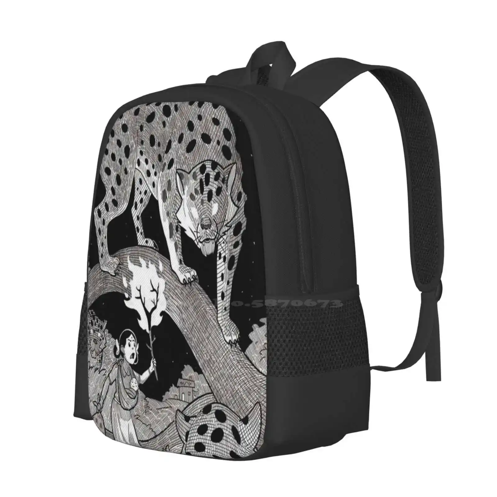 A Flame Of Courage Hot Sale Schoolbag Backpack Fashion Bags