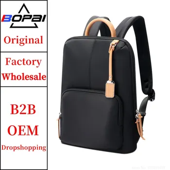 Bopai-女性用の軽量ラップトップバックパック、カスタマイズされたビジネスカジュアルバッグ、高級ファッション、卸売、14インチ