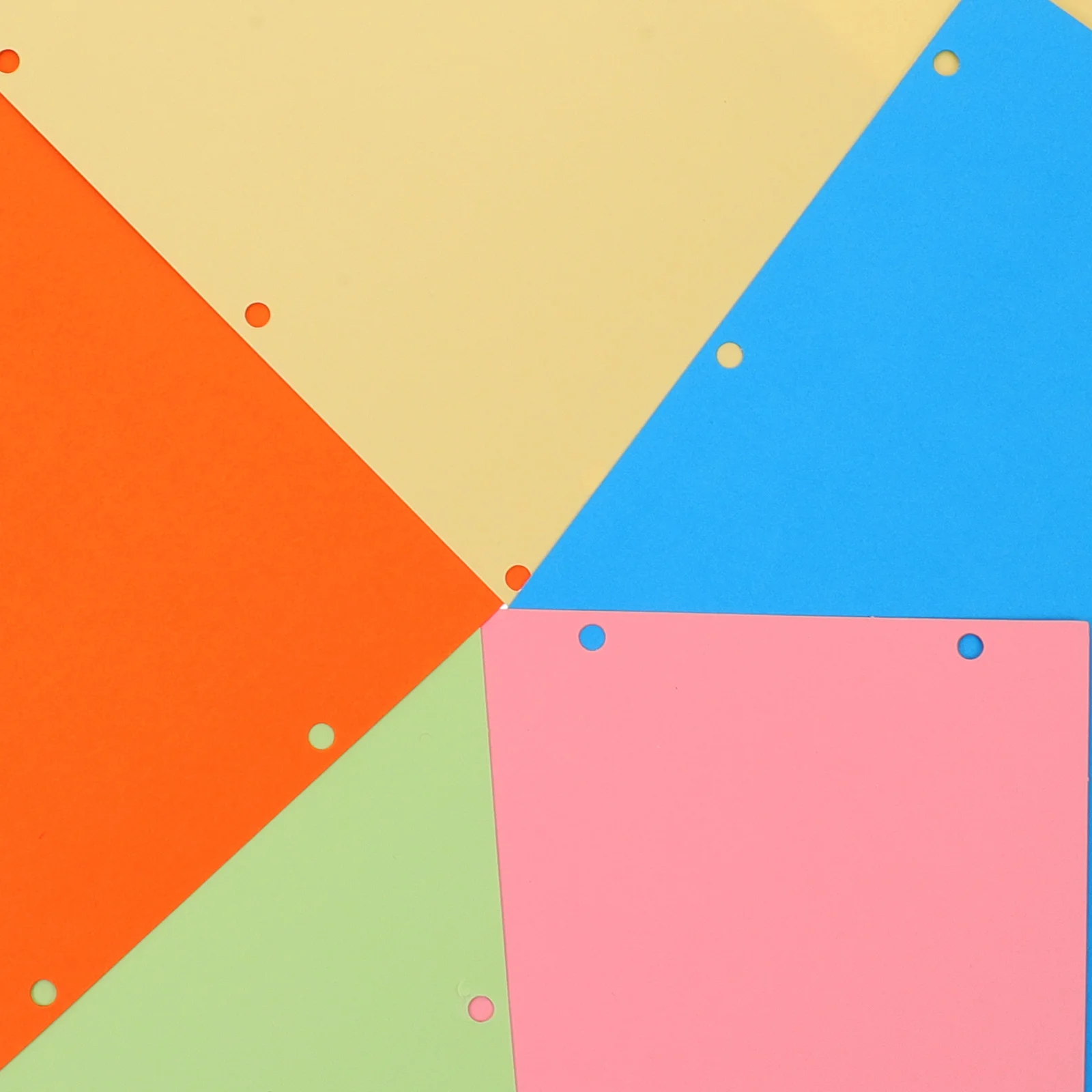 2 set A4 Binder Dividers Colored Notepad Dividers Detachable Index Tabs For Lever Arch Files Classification Labels Divider