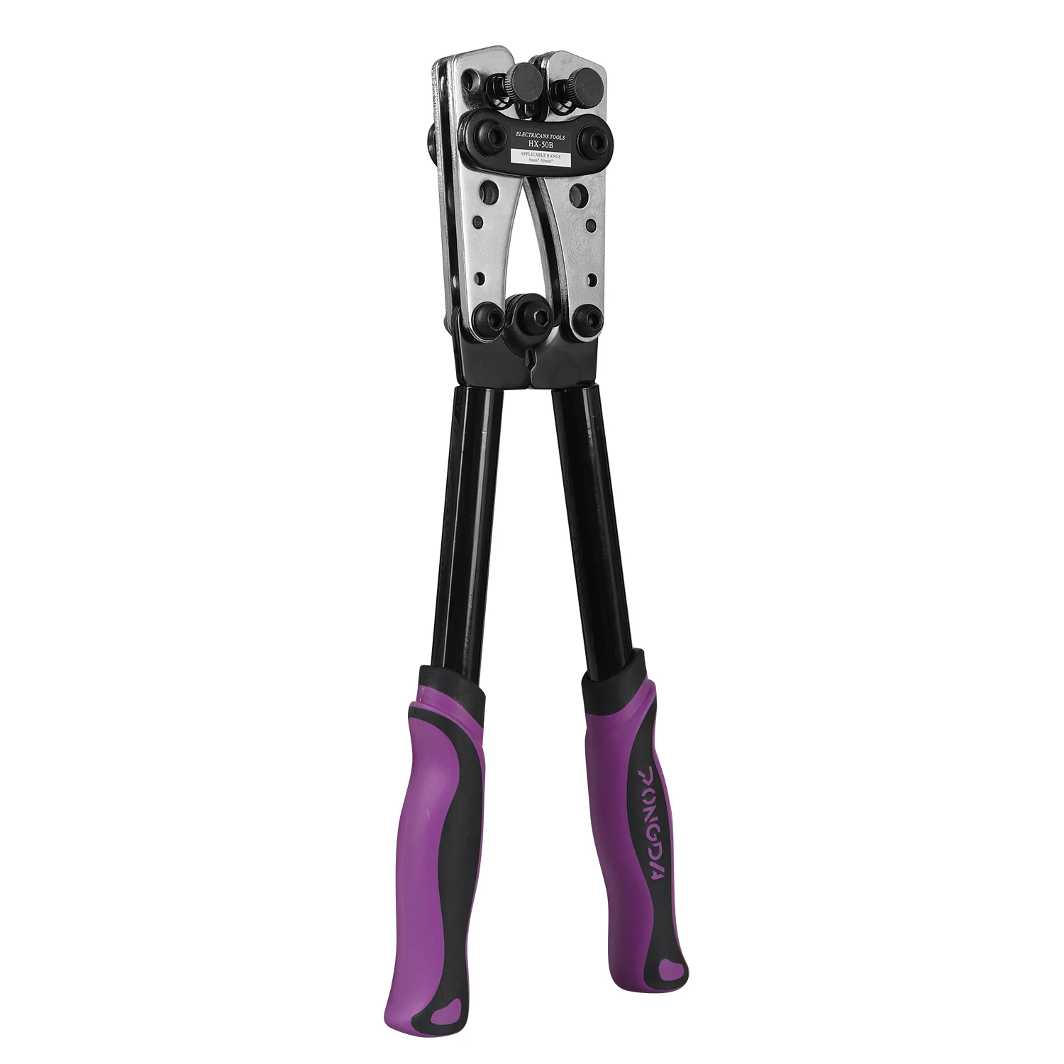 Crimpzange für Rohr- und Seilverbinder, Sechskant-Crimpingwerkzeug, Multitool für Batteriekabel, HX-50B 6-50mm² AWG 10-0