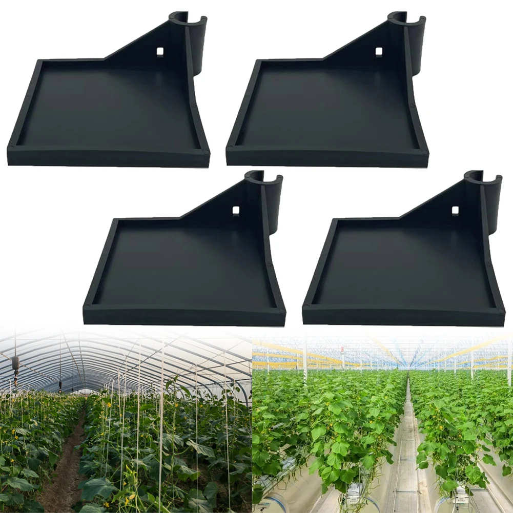 4-pack Black Grow Tent Corner Racks Planting Tent Corner Frame For Hygrometers Cameras And Equipment Outdoor Living