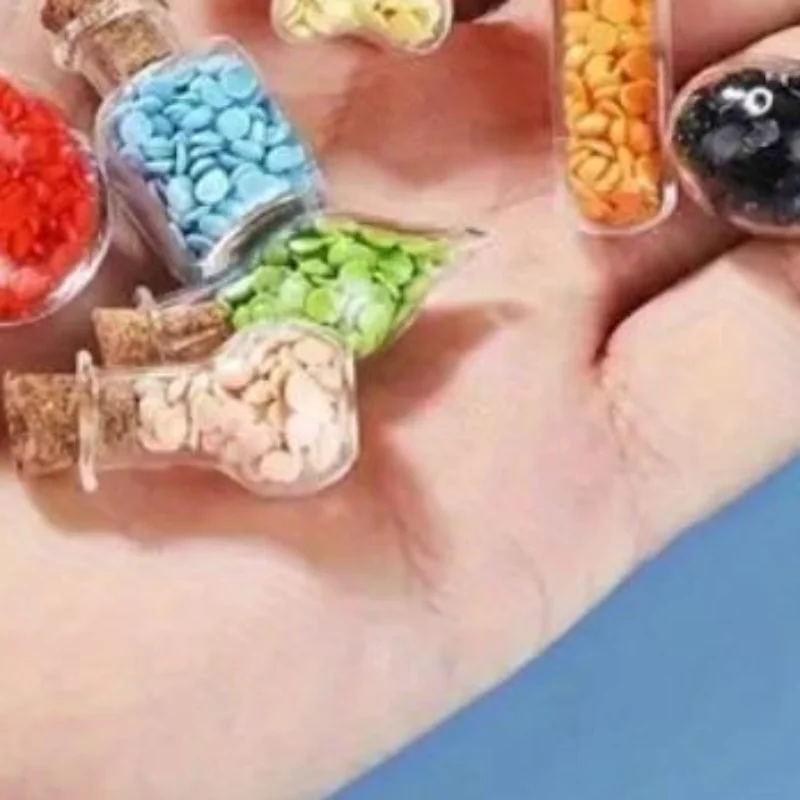 10/20/50Pcs Drifting Wish And Mini Magic Bottle DIY Dollhouse Decorative Model Festival Decor Accessories With Stopper