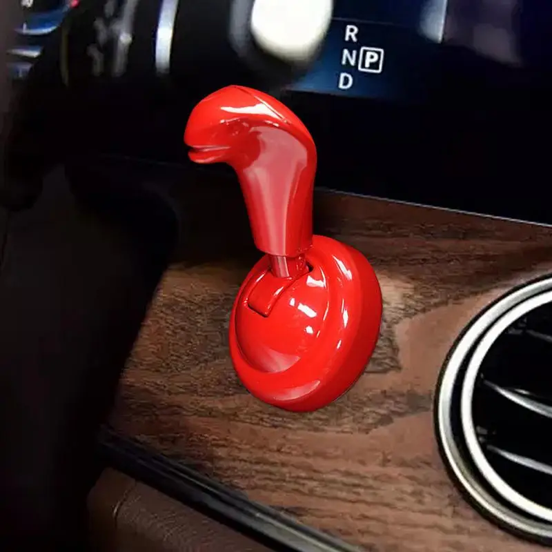

Car Start Button Cover Snake-Shaped Starter Rocker Automotive Interior Accessory Retro Joystick Decoration For Protection
