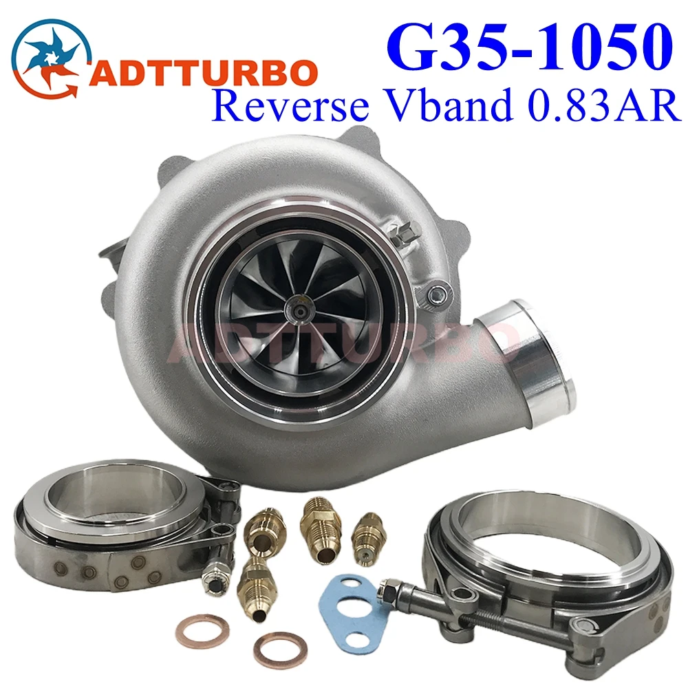 

G35-1050 Reverse G-SERIES G35 1050 0.83AR Dual V-Band 68mm 880707-5005S 880707-5006S Performance Turbine 700-1050 HP 2.0L-5