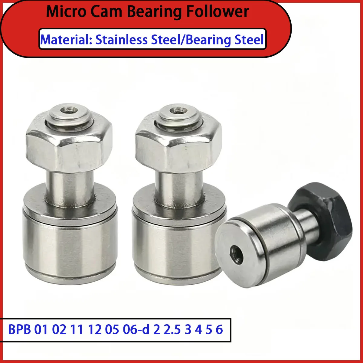 Mini Cam Needle Roller Bearing Cam Follower