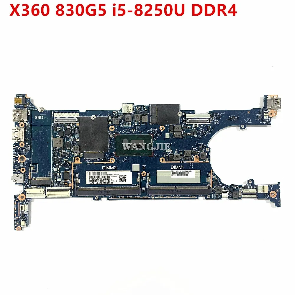 

Laptop Motherboard L56430-601 L56431-601 L56432-601 6050A3049801 For HP EliteBook X360 830 G5 Mainboard HSN-I22C L56430-601