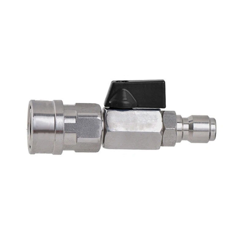 

Stainless Steel High Pressure Washer Valves Quick Connector 1/4 Inch