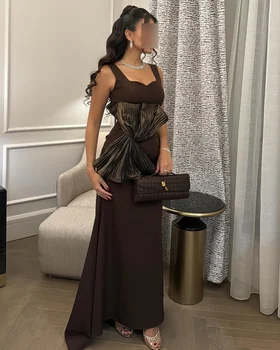 맞춤형 심플 저지 주름 패턴 A 라인 연인 롱 드레스, 무도회 드레스, 섹시한 사이즈 가능, 심플 패션 포멀