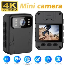 Mini Camera Full HD 1080P 2 Inch IPS Screen Night Vision Video Recorder Security Police BodyCam Sports DV DVR Small Camcorder