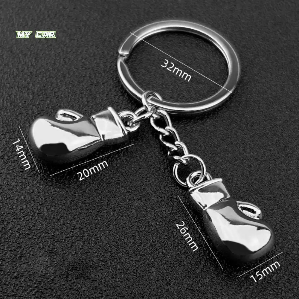 

Boxing Glove Fitness Keychain Baseball Barbell Dumbbell Fitness Equipment Key Ring Bowling Strength Sports Baseball Keyring