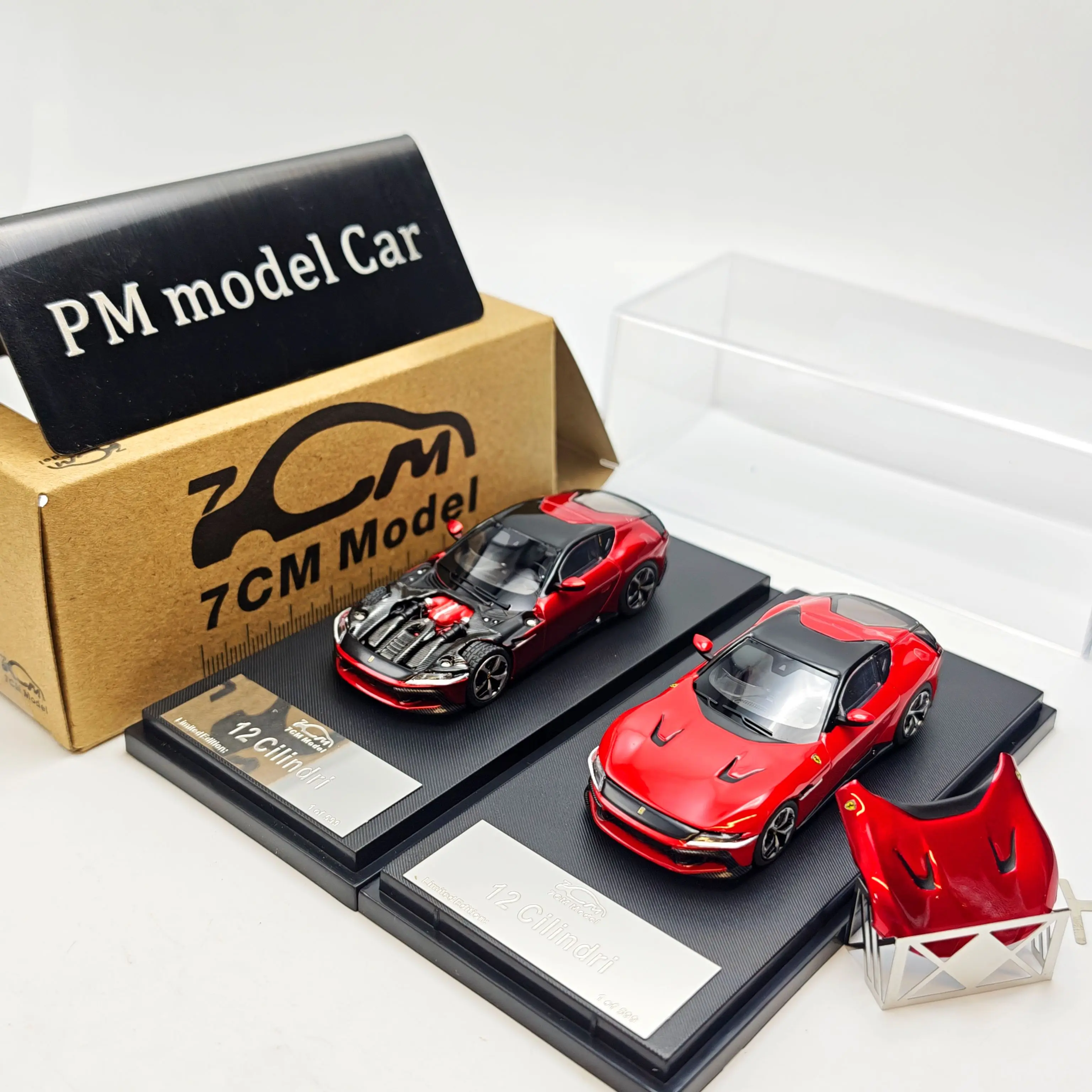 In Stock 7CM Model 1:64 12C Cilindri Supercar Alloy Diecast Model Car Collectible Gift