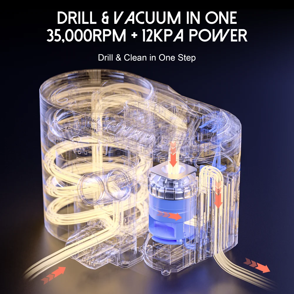 New Coming Electric 2-in-1 Nail Manicure Drilling Nail Vacuum Cleaner for Home Salon