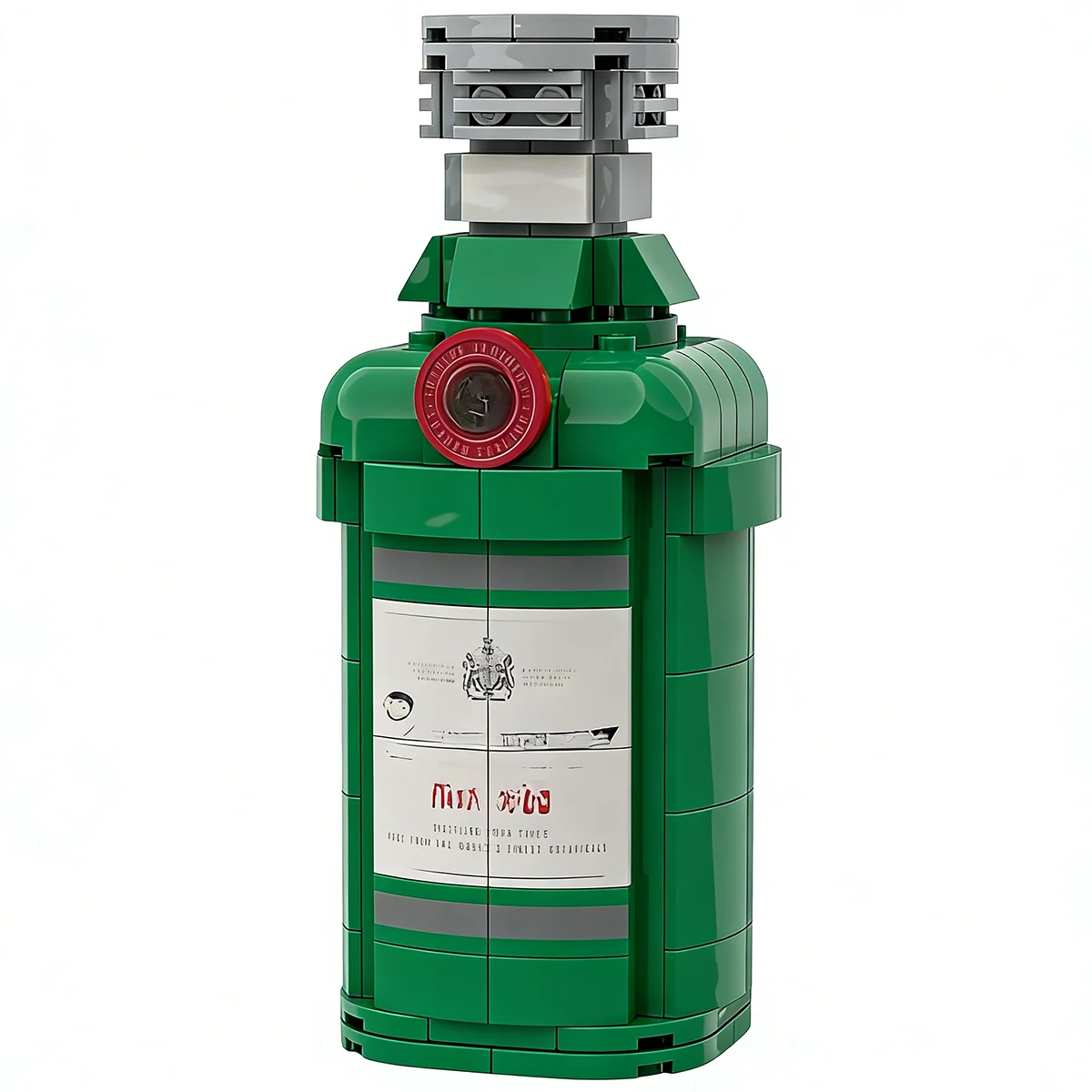 مجموعة نموذج زجاجة نبيذ من قطع البناء، قوالب MOC، ديكور للبار المنزلي، زينة للمكتب، إكسسوارات كؤوس النبيذ، هدايا تجميع يدوية للكبار