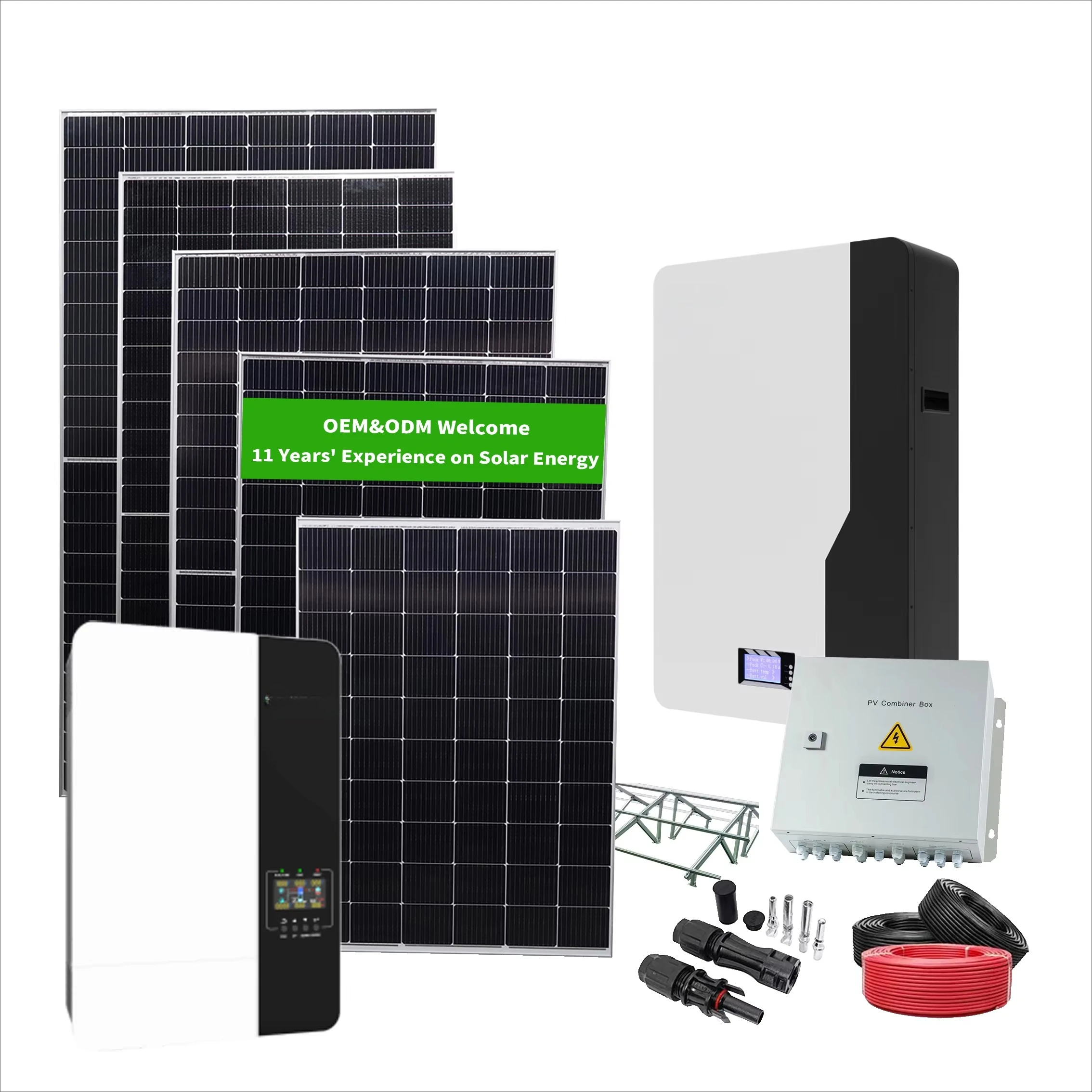 5KW 6KW 8KW 10KW 20KW 30KW Off-Grid Inverter Photovoltaic Panel Solar Power System Average Cost of Home Solar System