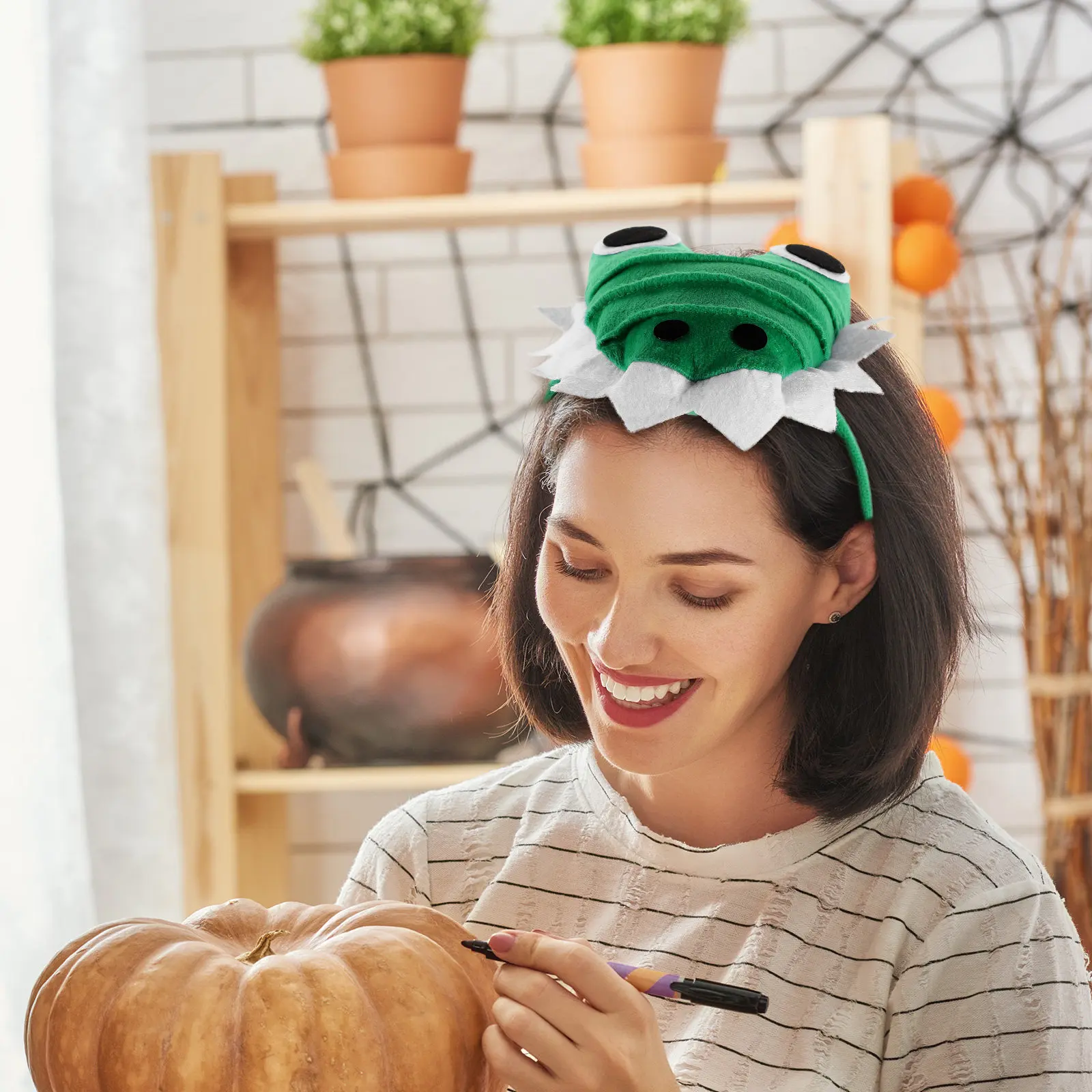 

3D Headband Cute Creative Animal Hairband for Birthday Halloween Cosplay Party Wear Soft Fabric Hair Decor Fashionable